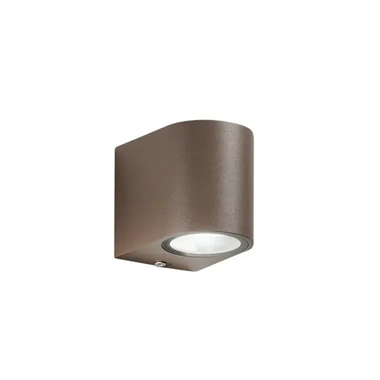 Külső fali lámpa ONE, bronz színű, magasság 8 cm, fém, IP54 Árengedmény
