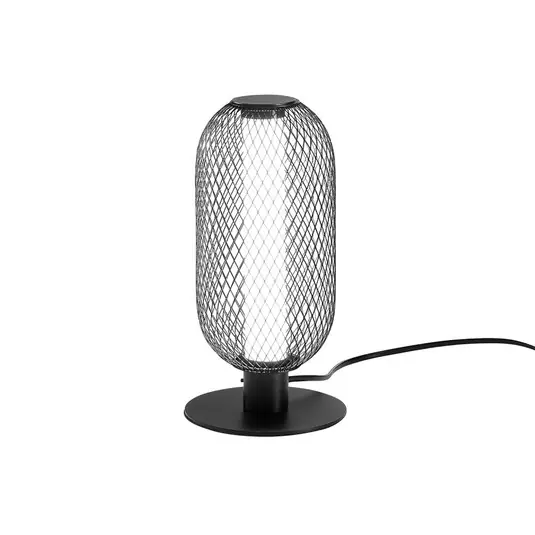 INKAS LED asztali lámpa, magasság 28 cm, fekete, fém, CCT Olcsóbb