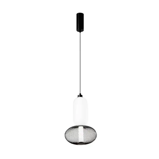 INKAS LED lógó lámpa, magasság 41 cm, fekete, üveg/fém, CCT Ajánlat