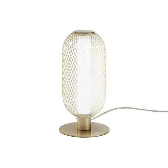 INKAS LED asztali lámpa, magasság 28 cm, arany színű, fém, CCT Szezonális akció