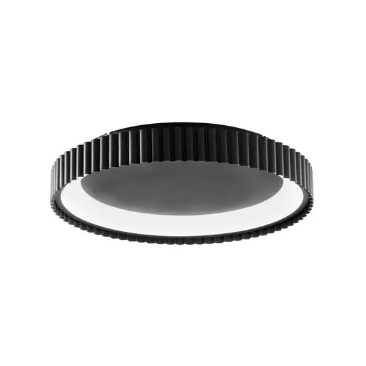 Expressz kézbesítés Niike LED mennyezeti lámpa, fekete, Ø 40 cm, fém, CCT