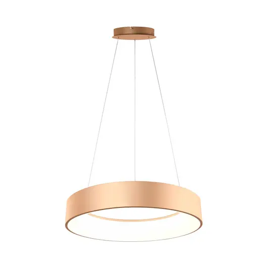 LED függő lámpa Noah, arany színű, Ø 60 cm, fém, CCT Népszerű