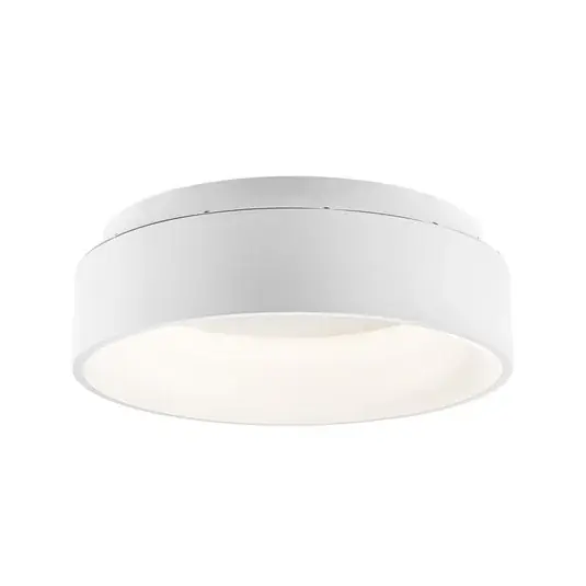 Árengedmény LED mennyezeti lámpa Noah, fehér, Ø 45 cm, fém, CCT