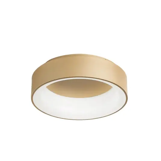 LED mennyezeti lámpa Noah, arany színű, Ø 45 cm, fém, CCT Prémium