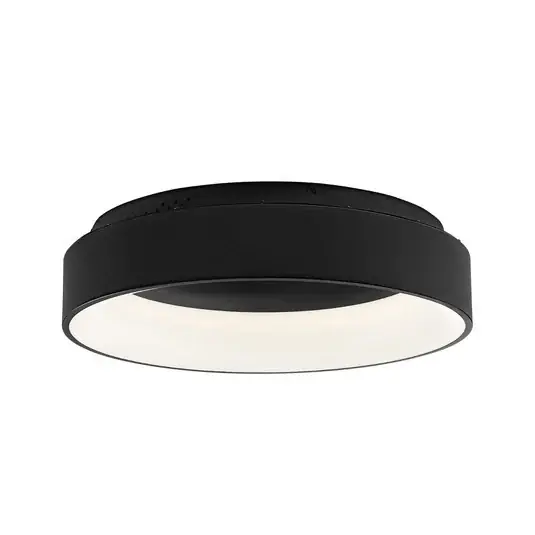 Szezonális akció LED mennyezeti lámpa Noah, fekete, Ø 60 cm, fém, CCT