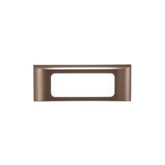 Expressz szállítás DESERT LED kültéri falilámpa, bronz színű, szélesség 25 cm, fém