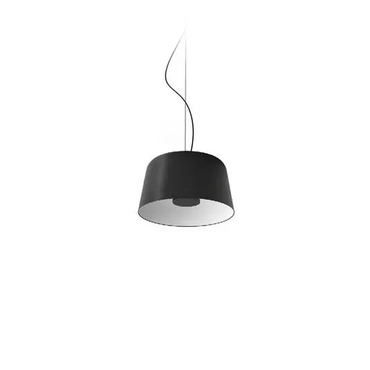Bestseller LED lógó világítás Delfi_P, fekete, Ø 35 cm, fém
