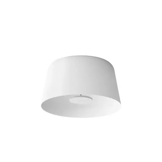 Expressz szállítás LED mennyezeti világítás Delfi_S, fehér, Ø 45 cm, fém
