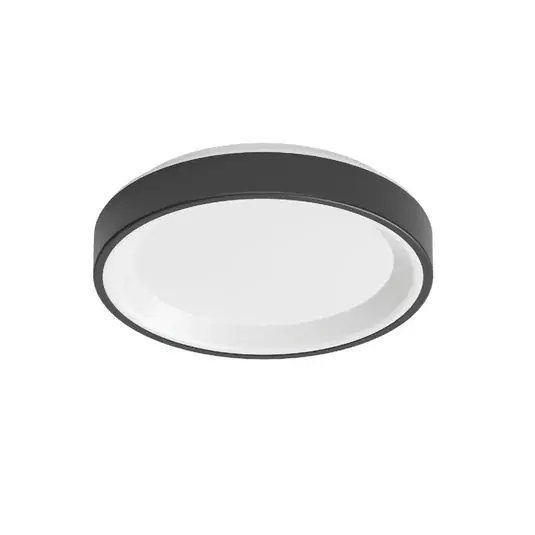 Iside LED fali világítás, fekete, fém, Ø 35 cm, IP40 Vedd meg online