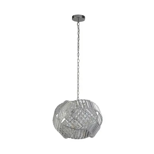 Outlet Eldoria függő világítás, átlátszó, akril, Ø 41 cm, E27