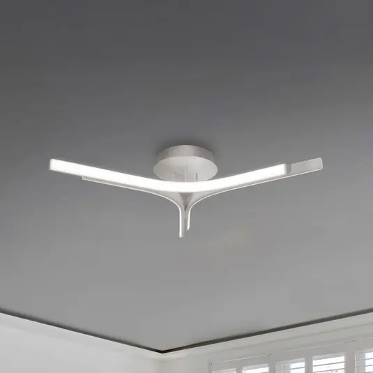 Alta LED mennyezeti lámpa, ezüst színű, Ø 70 cm, fém Akciós ár