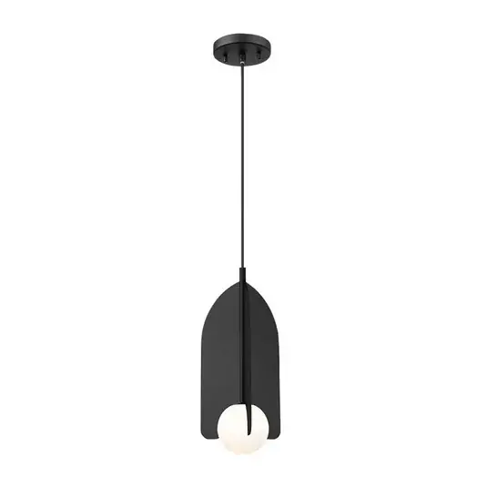 Fedora lógó lámpa, Ø 22 cm, fekete, fém/üveg Vásárlói kedvenc