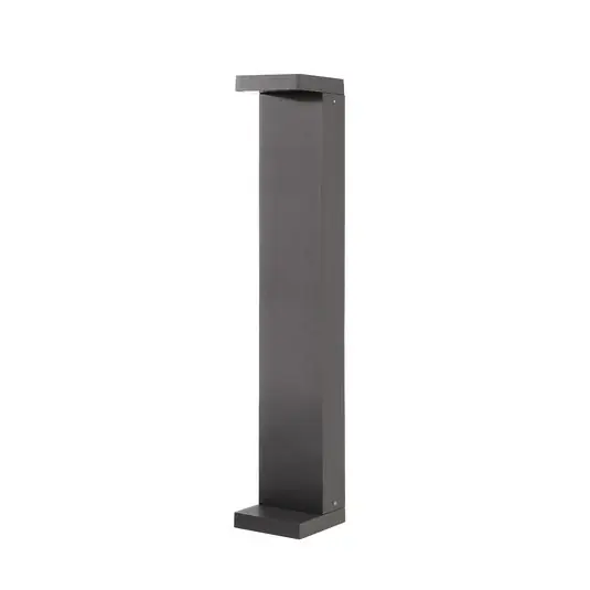 Árcsökkenés LED talapzati világítás Lerna, magasság 60 cm, alumínium, sötét szürke, CCT