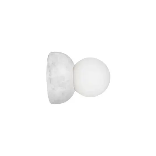 Globen Lighting Torrano fali világítás, fehér, Ø 13 cm, IP44 Szuper akció