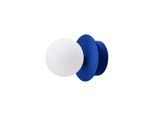 Globen Lighting ART DECO fali lámpa, kék/fehér, Ø 16 cm, IP44 Akció