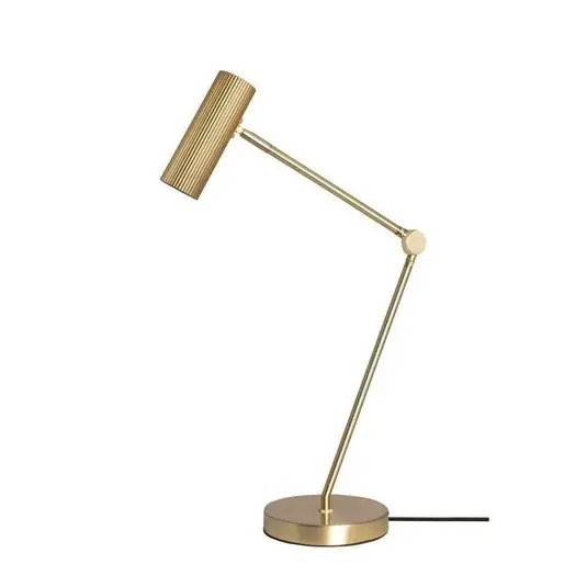 Kihagyhatatlan ajánlat Globen Lighting asztali lámpa Hubble READ, sárgaréz Magasság 45 cm