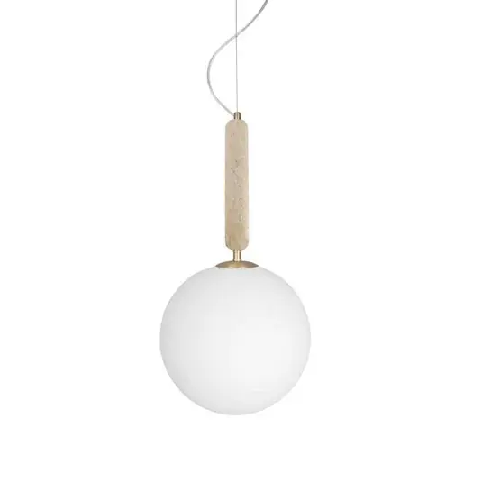 Alacsony ár Globen Lighting Torrano függő világítás Ø 30 cm travertin