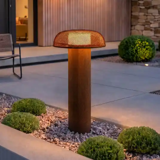 Legnépszerűbb Lucande MAILE LED ösvény világítás, 80 cm, rozsdabarna, IP65