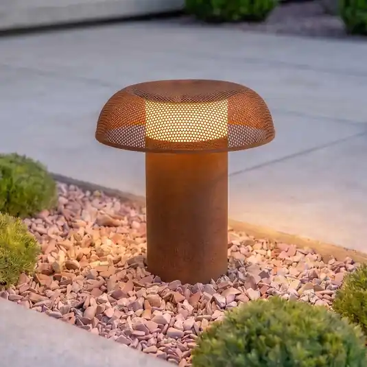 Ne maradj le Lucande MAILE LED ösvény világítás, 40 cm, rozsdabarna, IP65