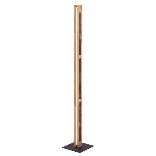 Nézd meg most Chile 4-oldalas LED álló világítás, tölgy/színes pala, 150 cm