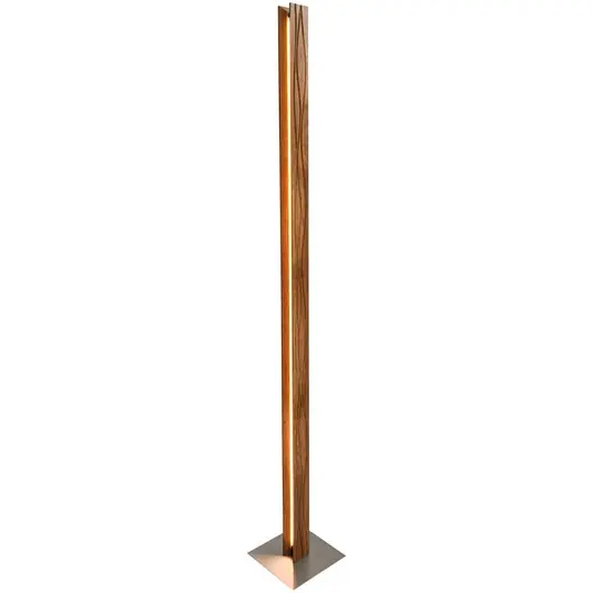 Ajánlat Atacama LED álló világítás, tölgy/matt nikkel, magasság 150 cm, fa