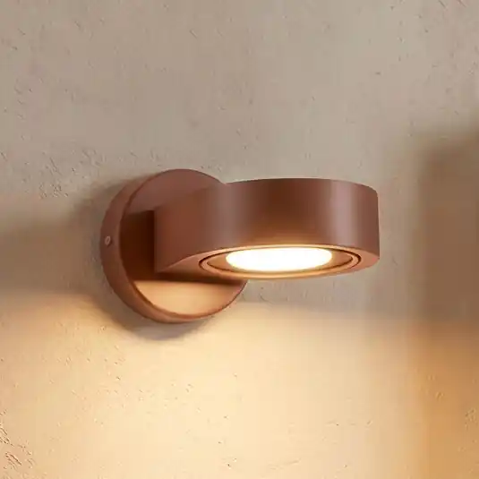 Lili fali spotlámpa, terrakotta, Ø 14 cm, GX53 Biztonságos fizetés