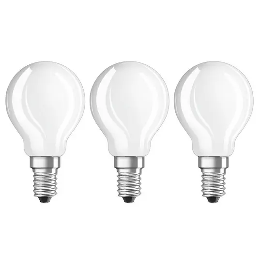 Vedd meg online LED lámpa E14 4W, meleg fehér, 470 lumen, 3 db
