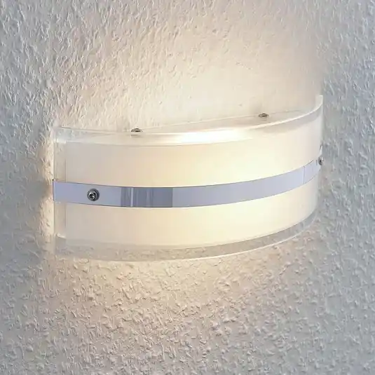 Zinka üveg fali lámpa LED-del, 25 cm Szuper akció