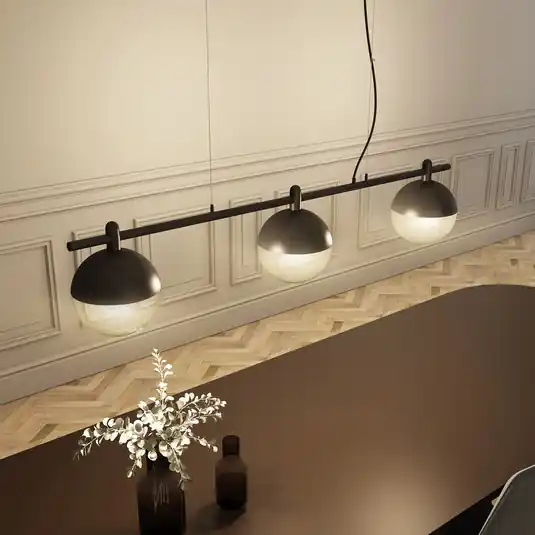 Lucande Dustian függő lámpa, 3 izzós, 124 cm Outlet