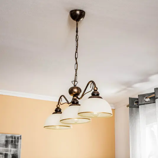 Casale függesztett lámpa, 3 izzós, hossza 74 cm Biztonságos vásárlás