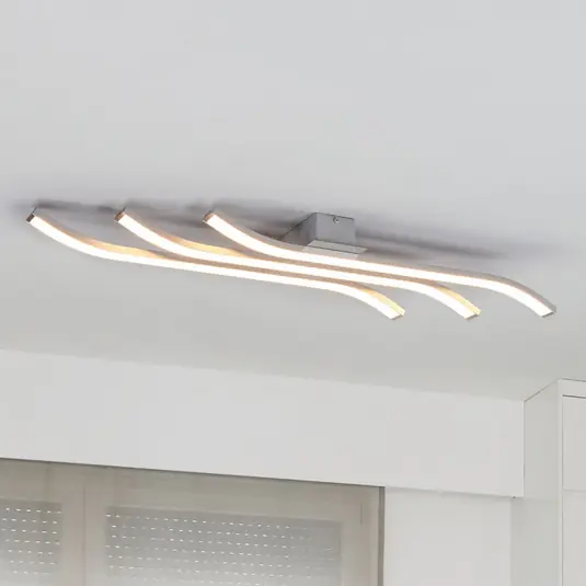 Kiárusítás Largo LED mennyezeti lámpa 3 izzós 83 cm alu
