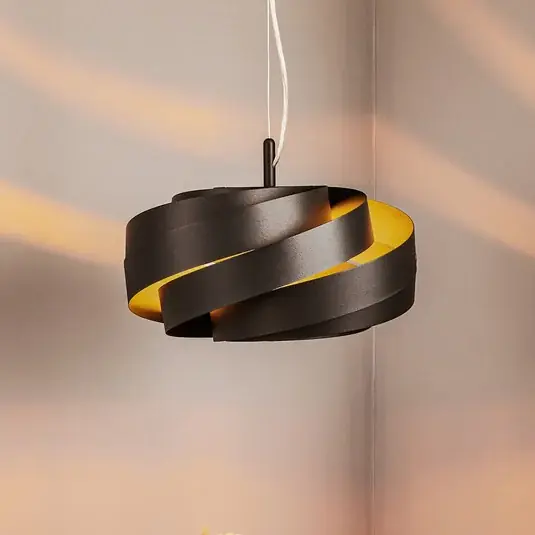 Vento függőlámpa, fekete, Ø 40 cm, fém, E27 Vásárlói kedvenc