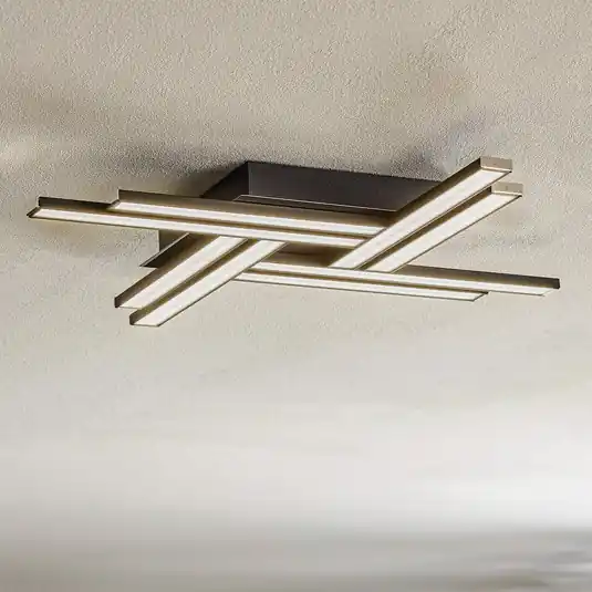 Rendeld meg most Largo LED mennyezeti lámpa nyolc izzós fekete
