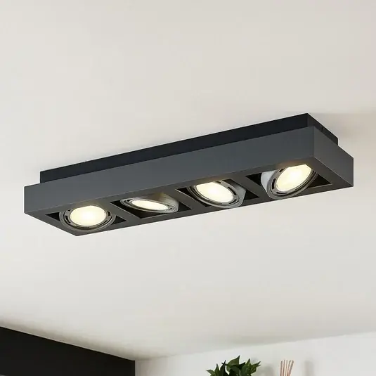 Arcchio mennyezeti spotlámpa Ronka, 65 cm, 4 lámpás, szürke, GU10 Ajánlat