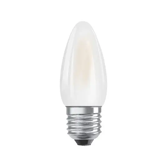 Végkiárusítás OSRAM LED gyertya E27 Superstar 4,8W 2 700 K matt