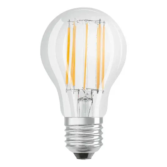 Biztonságos fizetés OSRAM LED lámpa E27 11W izzószál 4000K átlátszó
