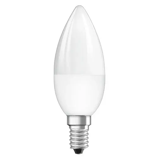 Vásárlói kedvenc OSRAM LED lámpa E14 4,2W Star+ gyertya matt távir.