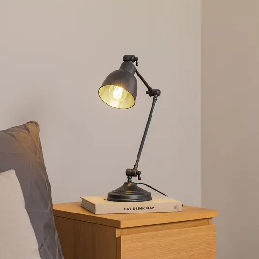 Legjobb ár Emoti asztali világítás, antracit, 45 cm magas, állítható