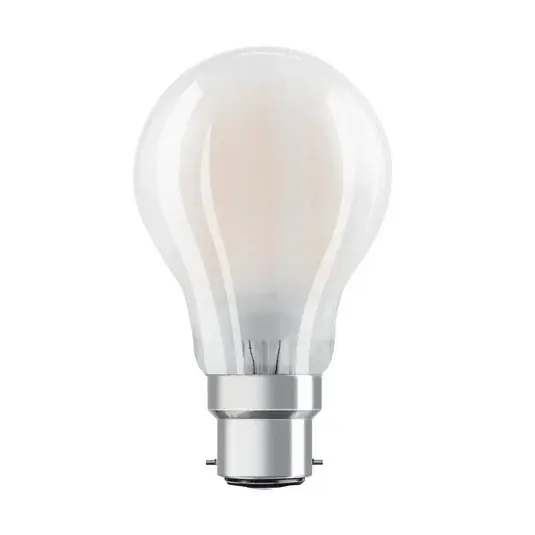 OSRAM LED lámpa B22d Classic 827 6,5W 2db-os matt Biztonságos fizetés