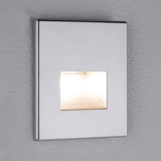 Paulmann LED beépíthető fali lámpa EDGE, matt króm Szezonális akció