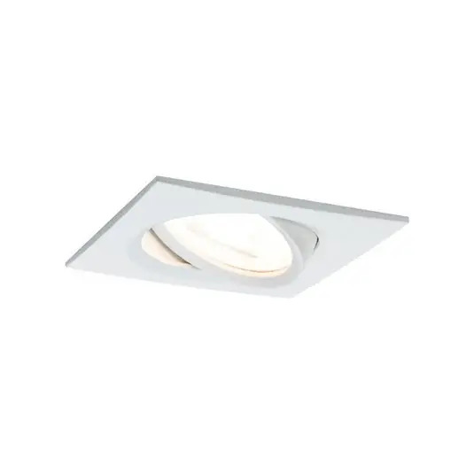 Paulmann Nova Coin LED spotlámpa, szögletes, dimmelhető, matt fehér, 2700 K Outlet
