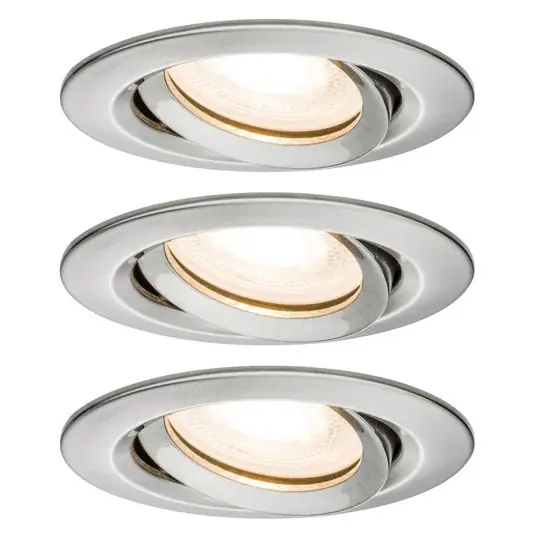 Paulmann Nova LED süllyesztett spotlámpa, dimmelhető, IP65, vas Azonnali szállítás