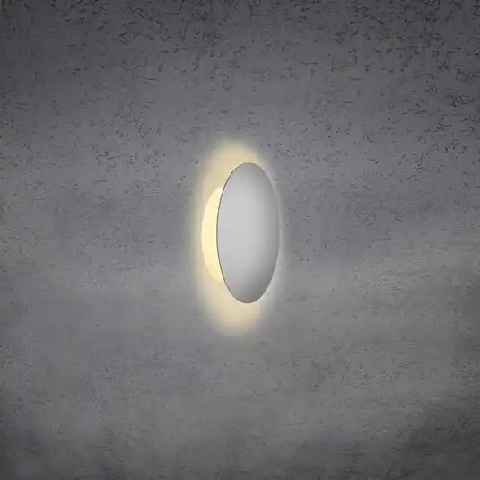 Biztonságos vásárlás Escale Blade LED fali lámpa, ezüst matt, Ø 18 cm