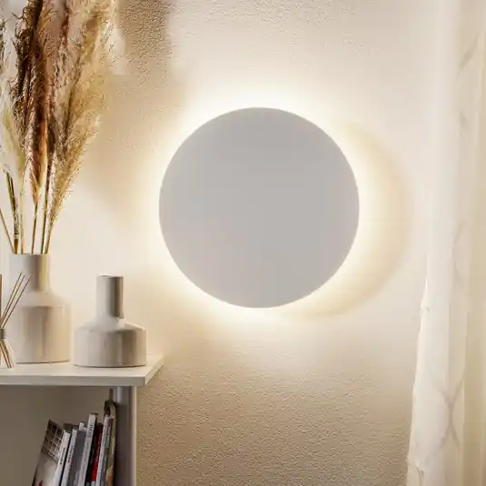 Escale Blade LED fali lámpa, fehér matt, Ø 34 cm Szuper akció