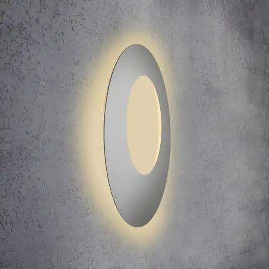 Akció Escale Blade Open LED fali lámpa, ezüst, Ø 79 cm