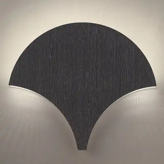 Prémium Palm LED fali lámpa, fekete-ezüst