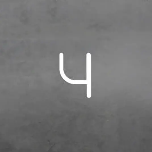 Artemide Alphabet of Light 4. számú fali lámpa Gyors kiszállítás