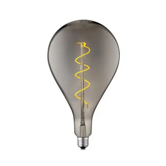 Olcsóbb Lucande LED izzó E27 A160 4W 1800K dimmelhető füstös