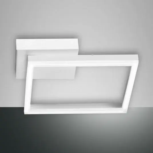 LED mennyezeti lámpa Bard, 27x27cm, fehér Gyors kiszállítás