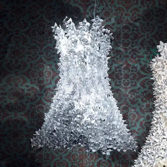 Azonnal elérhető Kartell Bloom függő lámpa G9 hosszúkás, átlátszó